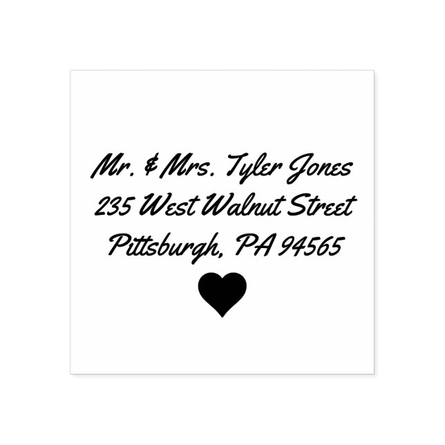 Custom Address Rubber Stamp (Imprint)