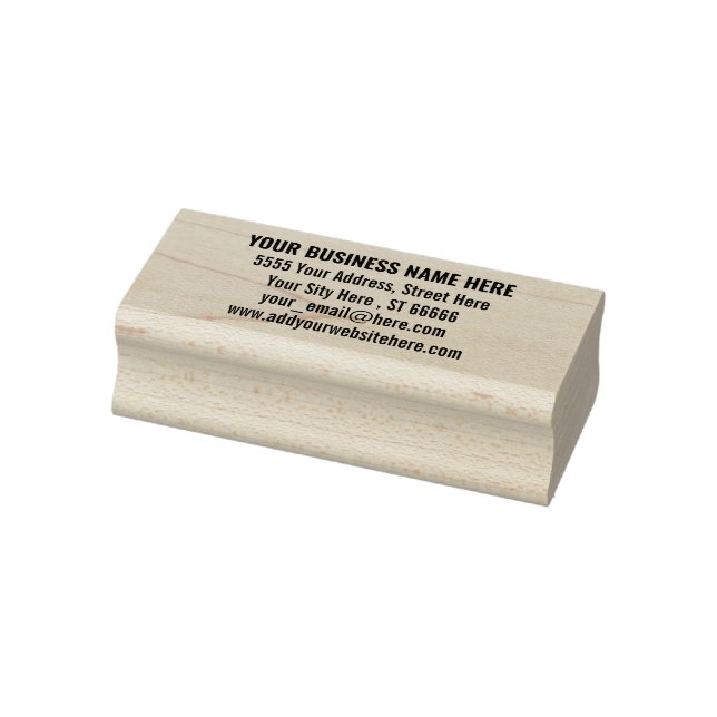Custom Address Wibsite Email Rubber Stamp Template (Stamp)