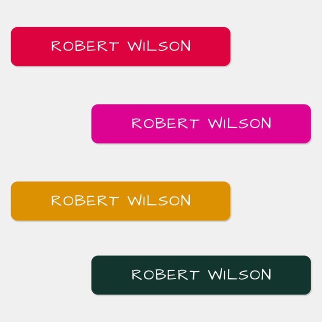 Custom Adhesive Name  Kids' Labels (Group)