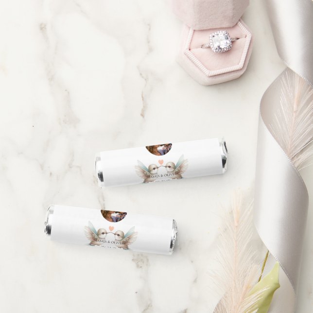 Custom Adorable Wedding Add Your Photo Breath Savers® Mints (Wedding)