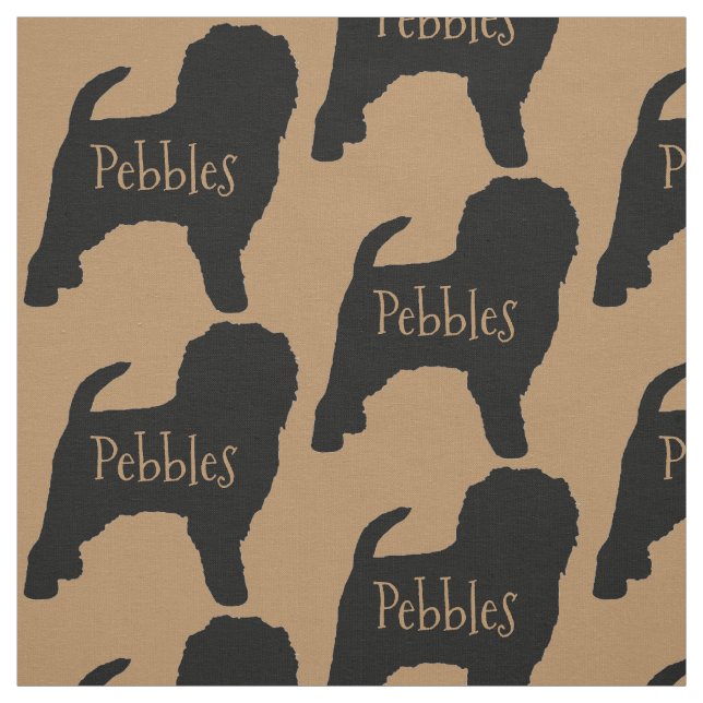 Custom Affenpinscher Dog Fabric (Swatch)