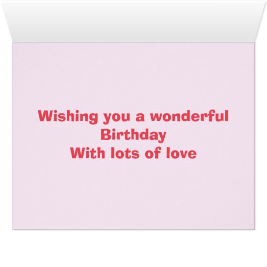 Custom Age Birthday Owl Card (Inside Horizontal (Bottom))