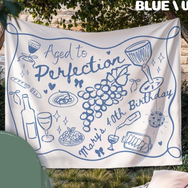Custom Aged to Perfection Backdrop for Wine  (Creator Uploaded)