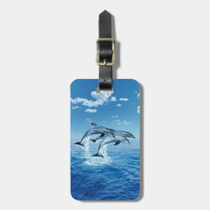 Custom Air Dolphin Luggage Tag
