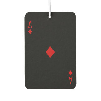 Custom Air Freshener - Ace of Diamonds
