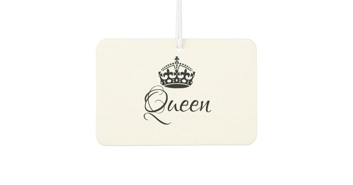 Custom Air Freshener Queen Crown