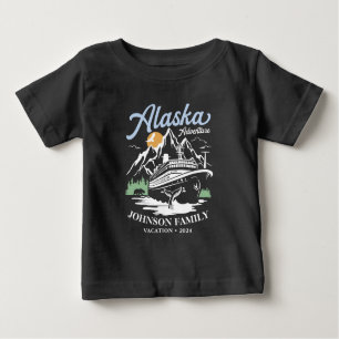 Custom Alaska Cruise Family Friends Group Matching Baby T-Shirt