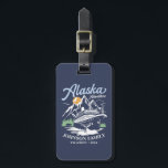 Custom Alaska Cruise Family Friends Group Matching Luggage Tag<br><div class="desc">Set sail with the "Custom Alaska Cruise Family Friends Group Matching" T-shirt,  personalized with your family name or group creating a lasting memory of your Alaskan escape. Perfect for commemorating cherished memories amidst Alaska's breathtaking landscapes.</div>