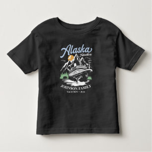 Custom Alaska Cruise Family Friends Group Matching Toddler T-shirt