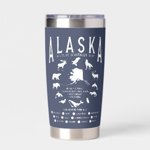 Custom Alaska Family Cruise Wildlife Spotting Insulated Tumbler