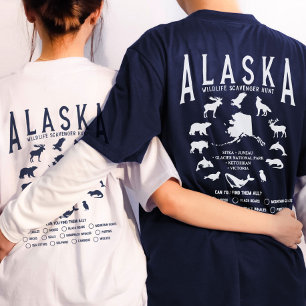Custom Alaska Family Cruise Wildlife Spotting T-Shirt