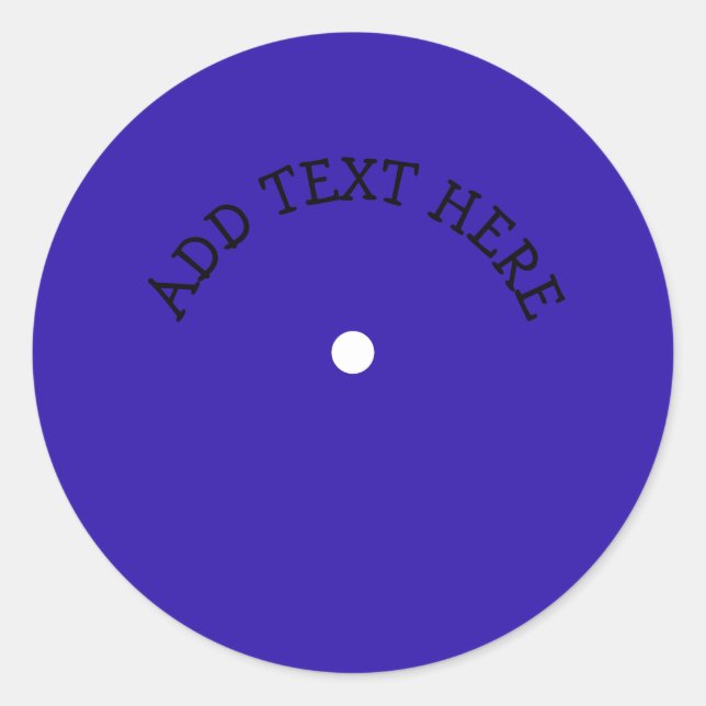  Custom Album   Classic Round Sticker (Front)