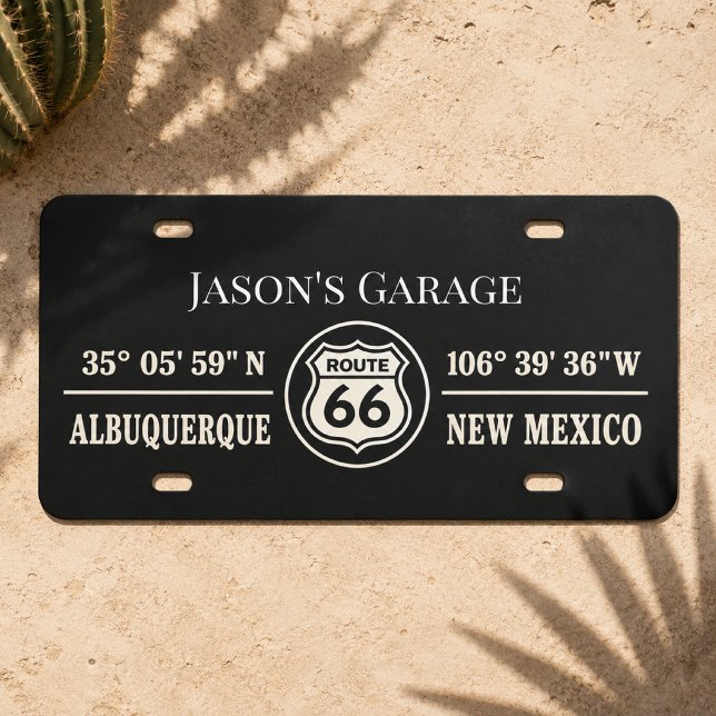 Custom Albuquerque Route 66 Plate (Creator Uploaded)