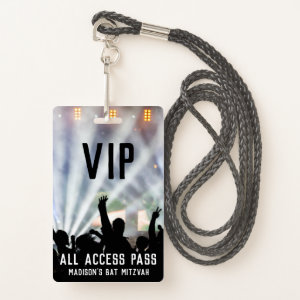 Custom All Access Badge | Bat Mitzvah