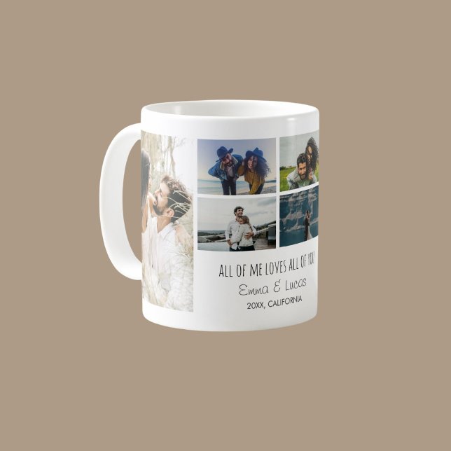 Custom All of Me Loves All of You Photo Mug (Custom All of Me Loves All of You Photo Mug)