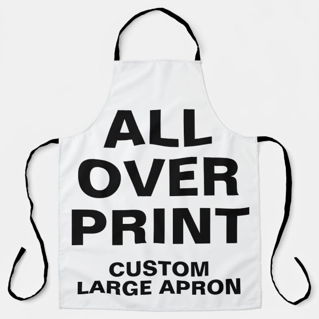 Custom All Over Print Large Apron (Front)