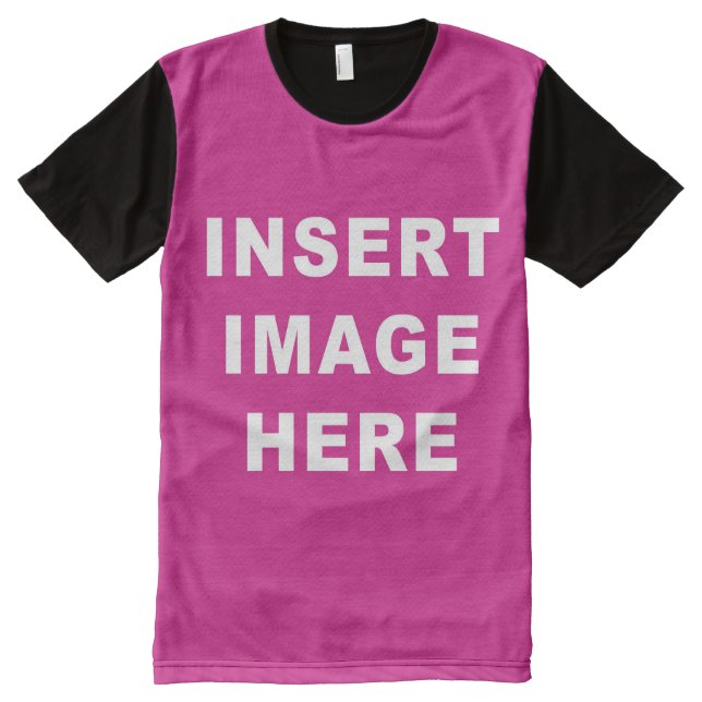 Custom All Over Print Shirt Template Make Your Own (Front)