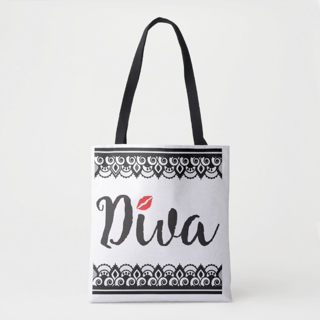 Custom All-Over-Print Tote Bag (Front)