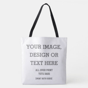 Custom All Over Print Tote - Personalized Design