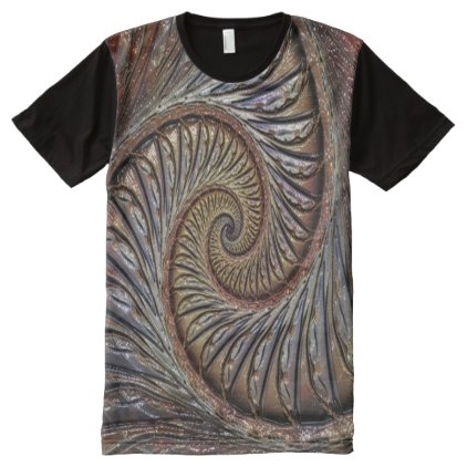 Custom All-Over Printed Panel T-Shirt