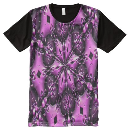 Custom All-Over Printed Panel T-Shirt