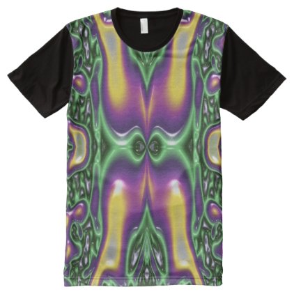 Custom All-Over Printed Panel T-Shirt