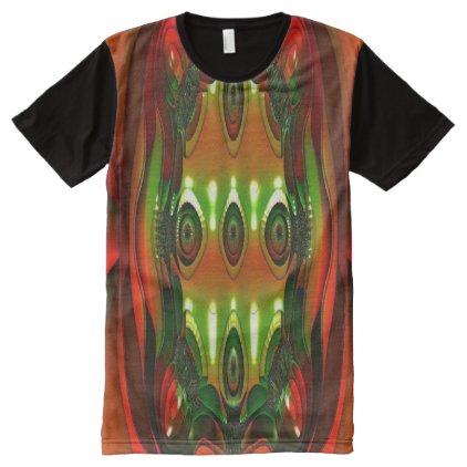 Custom All-Over Printed Panel T-Shirt