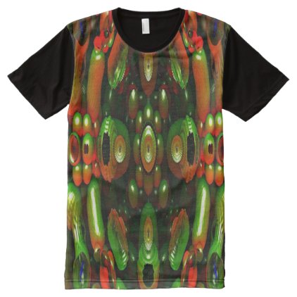 Custom All-Over Printed Panel T-Shirt