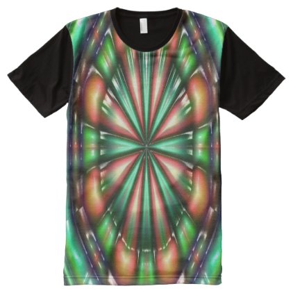 Custom All-Over Printed Panel T-Shirt