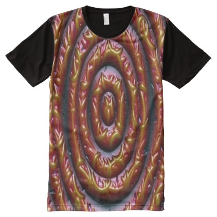 Custom All-Over Printed Panel T-Shirt