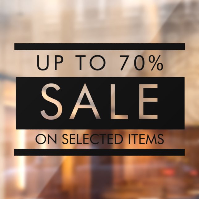 Custom All Text Editable Sale Sign For Door Window (Sheet 2)