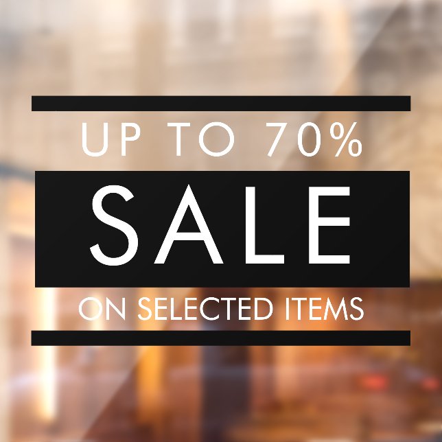 Custom All Text Editable Sale Sign For Door Window (Sheet 2)