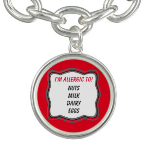 Custom Allergy Alert Bracelet