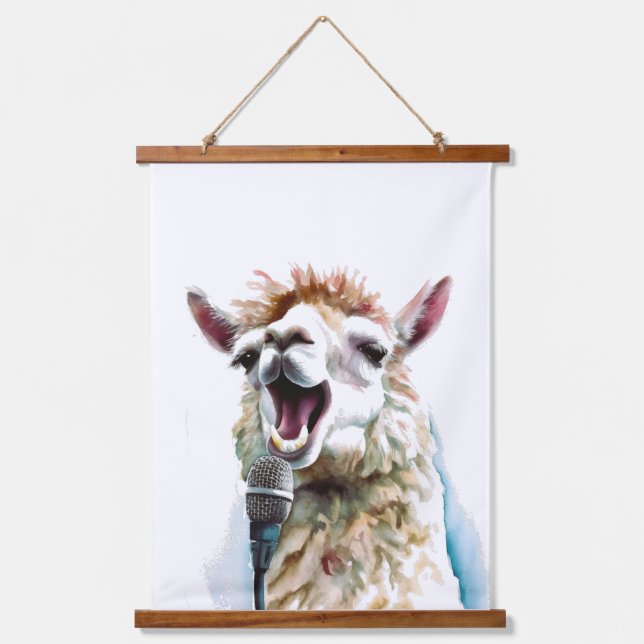 Custom Alpaca Music Factory Singing Tapestry (Front)