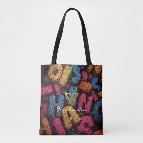 Custom  Alphabet Soup Personalized Tote