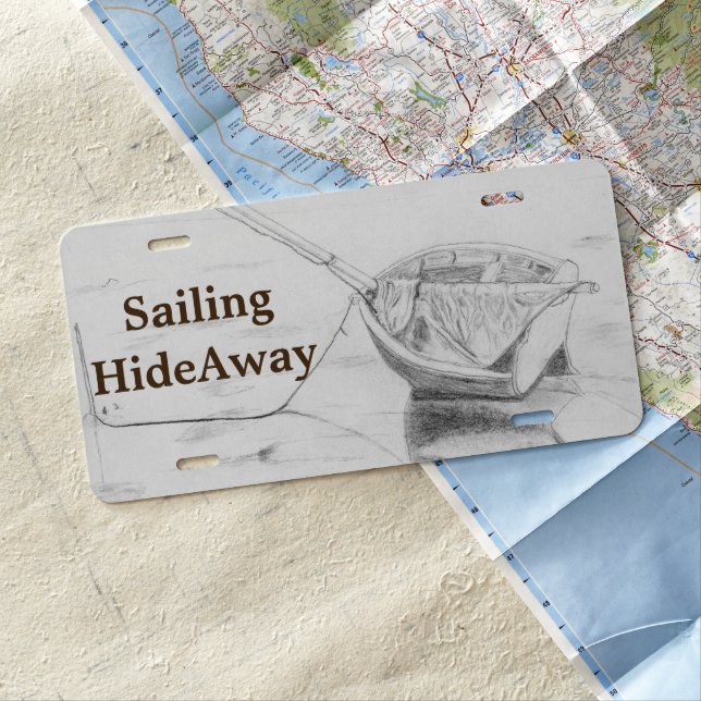 Custom Aluminum License Plate (In Situ)