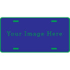Custom Aluminum Standard 6" x 12" License Plate
