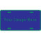 Custom Aluminum Standard 6" x 12" License Plate