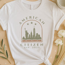 Custom American Citizen T-Shirt | Established Year