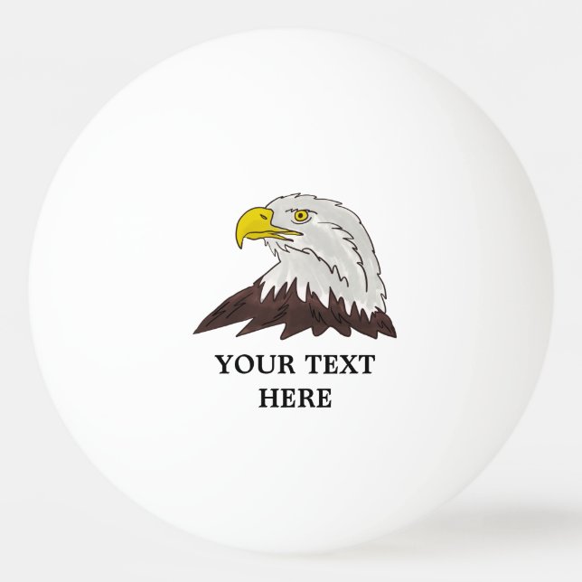 Custom American eagle table tennis ping pong ball (Front)