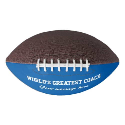 Custom American Football  Worlds Greatest Coach