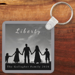 Custom American Liberty Keychain