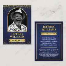 Custom Ancestor Trading Card, Family Heritage Card
