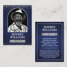 Custom Ancestor Trading Card, Family Heritage Card