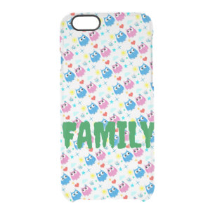 Custom And Family Text  Clear iPhone 6/6S Case