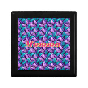Custom and personalized butterfly floral gift box