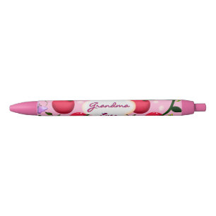 Custom and personalized cherry butterfly gift pen