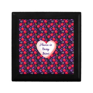 Custom and personalized Cute Cherry Butterfly  Gift Box