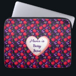 Custom and personalized Cute Cherry Butterfly  Laptop Sleeve<br><div class="desc">Adorable seamless pattern featuring glossy cherries, cute butterflies, and delicate floral elements. Designed in a soft kawaii aesthetic, this pattern is perfect for summer vibes, kids products, and feminine accessories. The bright cherries combined with soft butterflies create a playful and eye-catching design ideal for stickers, phone cases, apparel, and home...</div>