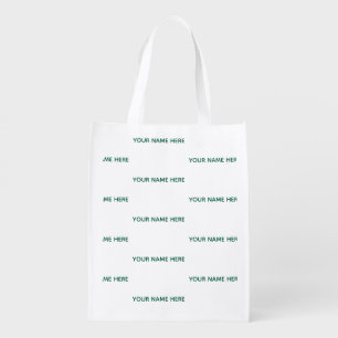 Custom and personalized Cute Turtle Grocery Bag